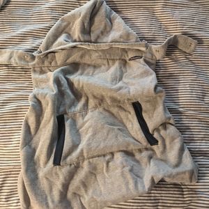 Soft, warm baby carrier cover